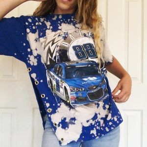 Dale Earnhardt Junior NASCAR side slit T-shirt